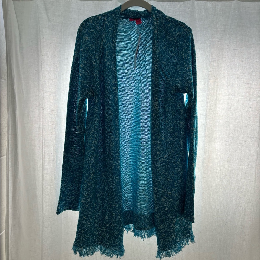 Lilly Pulitzer Turquoise Marl Yarn XL Sweater - NWT